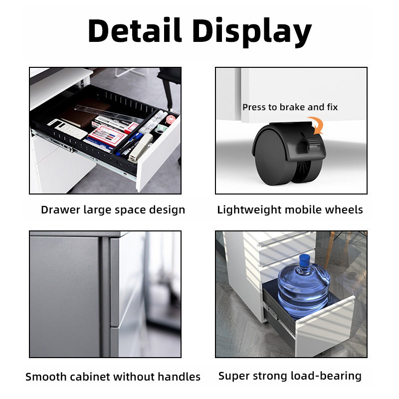 Wholesale Modular Mobile Office Cabinet Pedestal Steel Furniture Modern Design Style for Home Workshop School Modern