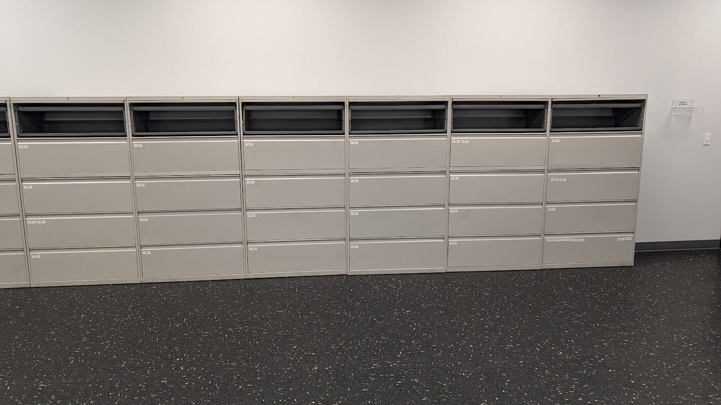 Used HON 5 Drawer Lateral File Cabinet